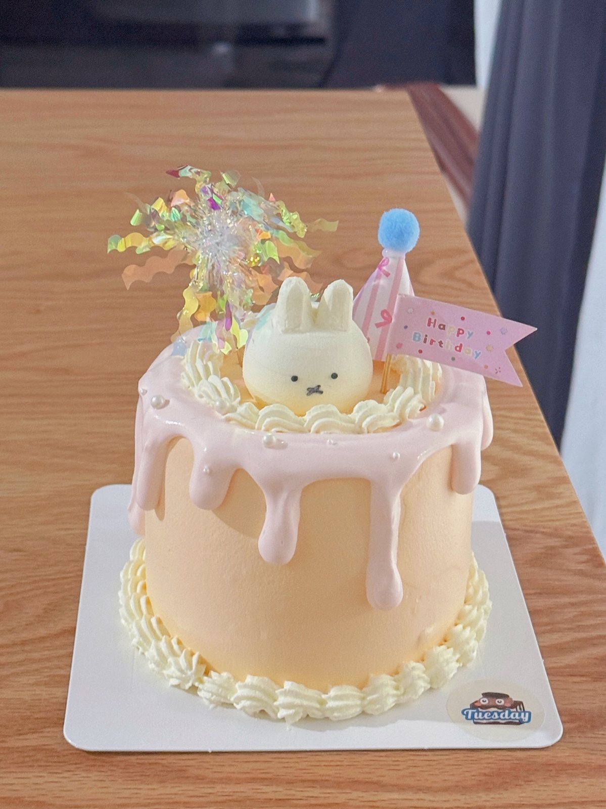 奶油淋面小動物蛋糕